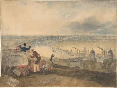 View of London from Greenwich — J. M. W. Turner