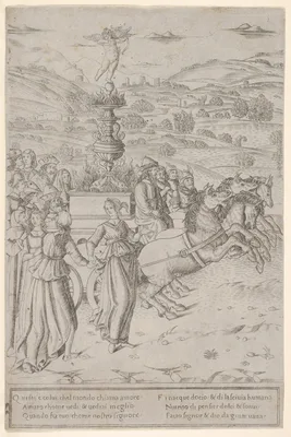 The Triumph of Love, from "The Triumphs of Petrarch" — Francesco Rosselli