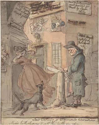 The Saw-Setter — Thomas Rowlandson