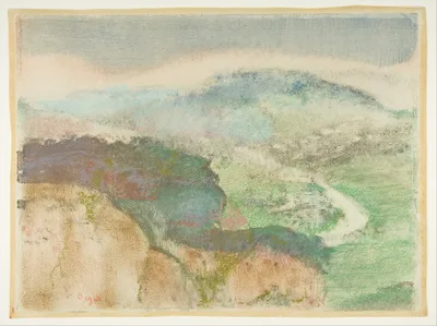 Landscape — Edgar Degas