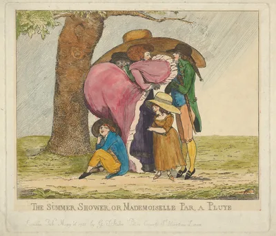The Summer Shower, or Mademoiselle Par, a Pluye — George Townley Stubbs · Anonymous, British, 18th century