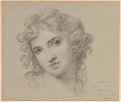Portrait of Emma Hamilton — Angelica Kauffmann · Lady Emma Hamilton