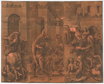 The Rape of the Sabines — Andrea Andreani · Giambologna