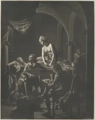 An Academy by Lamplight — Joseph Wright (Wright of Derby) · William Pether · William Pether