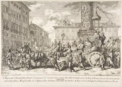 The Chinese Masquerade (La Mascarade chinoise) — Jean-Baptiste Marie Pierre · Duc de Saint-Aignan