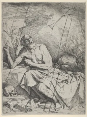 Saint Jerome Hearing the Trumpet of the Last Judgment — Jusepe de Ribera