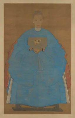 明  阮祖德  老婦像  軸 · Portrait of an Old Lady — Ruan Zude
