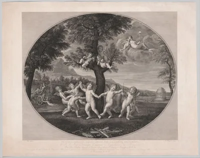 Amorini Celebrate the Rape of Proserpina — Francesco Rosaspina · Francesco Albani
