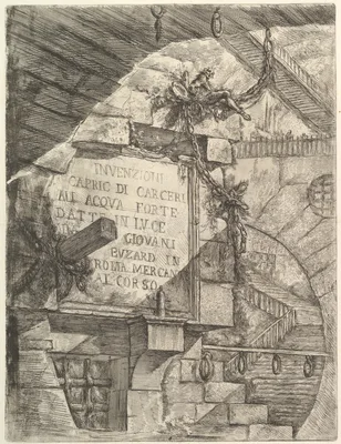 Title Page, from "Carceri d'invenzione" (Imaginary Prisons) — Giovanni Battista Piranesi · Giovanni Bouchard