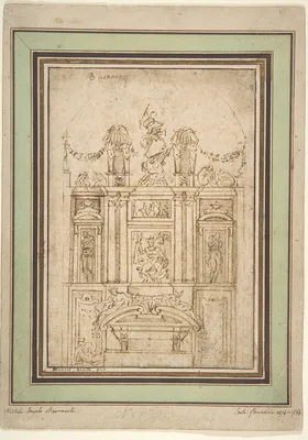 Architectural Study — Michelangelo