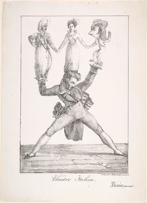 Théâtre Italien — Eugène Delacroix · Charles Motte