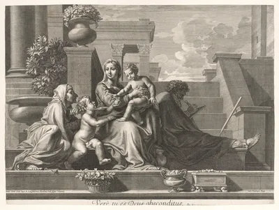 Holy Family on the Steps — Nicolas Poussin · Claudine Bouzonnet Stella