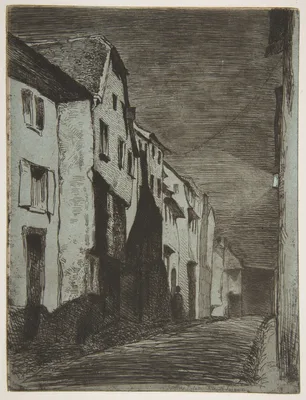 Street at Saverne — James McNeill Whistler
