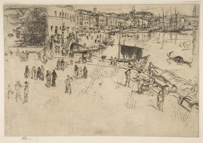The Riva, No. 1 (The Riva) — James McNeill Whistler