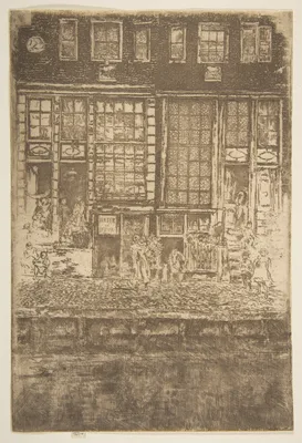 The Embroidered Curtain — James McNeill Whistler