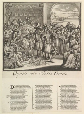 Qualis vir Talis Oratio — Romeyn de Hooghe