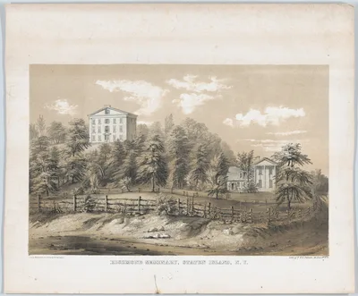 Richmond Seminary, Staten Island, N.Y. — Francis & Seymour Palmer · Frances Flora Bond Palmer