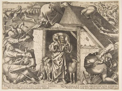 The Parable of the Good Shepherd — Pieter Bruegel the Elder · Philips Galle