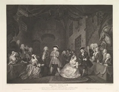 The Beggar's Opera, Act III — John & Josiah Boydell · John Gay · William Blake · William Hogarth