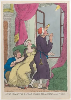 Looking at the Comet till You Get a Crick in the Neck — Thomas Rowlandson · Thomas Tegg