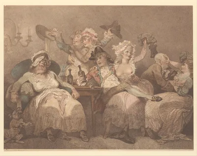 A Sketch from Nature — Thomas Rowlandson · William Paulet Carey
