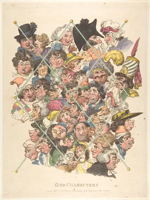 Odd Characters — Thomas Rowlandson · Rudolph Ackermann, London · George Murgatroyd Woodward