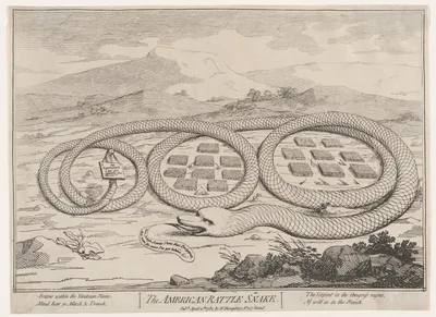 The American Rattle Snake — William Richardson · James Gillray