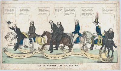 All on Hobbies, Gee Up, Gee Ho! — Henry Clay · Henry R. Robinson · Edward Williams Clay · Thomas Hart Benton · Martin Van Buren · Daniel Webster · John Quincy Adams · John Caldwell Calhoun · Henry William Harrison