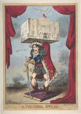 The Theatrical Atlas — George Cruikshank · Hannah Humphrey · Samuel Whitbread II · William Shakespeare · Edmund Kean