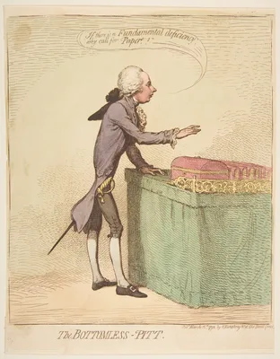 The Bottomless-Pitt — James Gillray · Hannah Humphrey