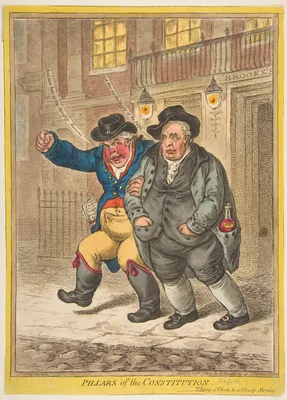 Pillars of the Constitution — James Gillray · Hannah Humphrey