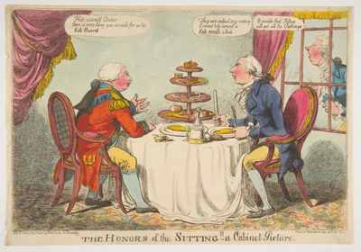 The Honors of the Sitting! A Cabinet Picture — Charles Williams · S. W. Fores