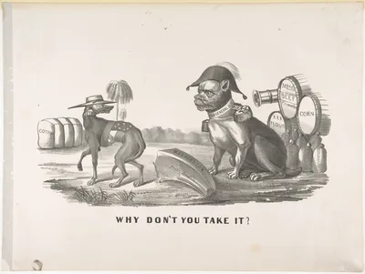 Why Don't You Take It? — Currier & Ives · Jefferson Davis · Ulysses S. Grant