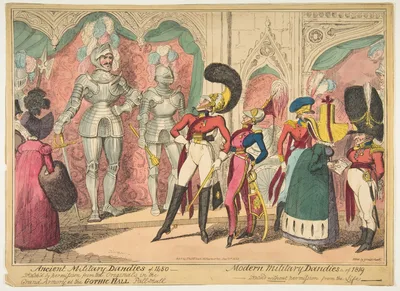 Ancient Military Dandies of 1450 – Modern Military Dandies of 1819 — George Cruikshank · Thomas McLean
