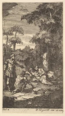 Cassandra, Frontispiece, Vol. 2: — Gautier de Coste de La Calprenède · William Hogarth