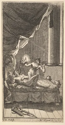 The New Metamorphosis, Plate 6: The Story of Cupid and Psyche — Charles Gildon · Lucius Madaurensis Apuleius · William Hogarth