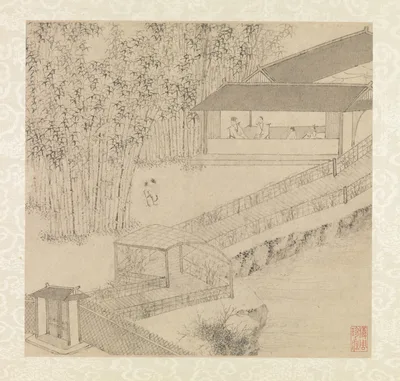 明　文徵明　拙政園圖詩　冊 · Garden of the Inept Administrator — Wen Zhengming