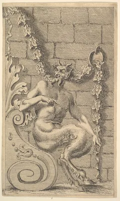 Sitting Satyrs — G. King · William Hogarth