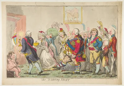 The Wedding Night — Isaac Cruikshank · S. W. Fores