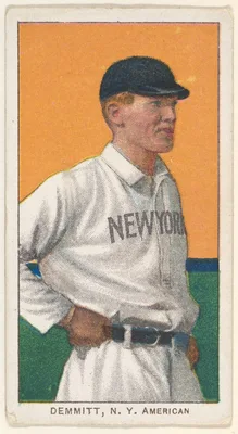 Demmitt, New York, American League, from the White Border series (T206) for the American Tobacco Company — American Tobacco Company