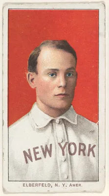 Elberfeld, New York, American League, from the White Border series (T206) for the American Tobacco Company — American Tobacco Company
