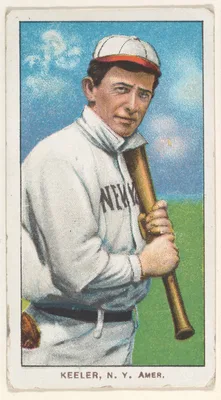 Keeler, New York, American League, from the White Border series (T206) for the American Tobacco Company — American Tobacco Company
