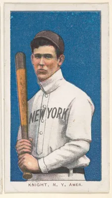Knight, New York, American League, from the White Border series (T206) for the American Tobacco Company — American Tobacco Company