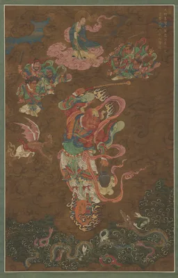 明嘉靖   佚名  王元帥圖   軸 · Marshal Wang — Unidentified artist