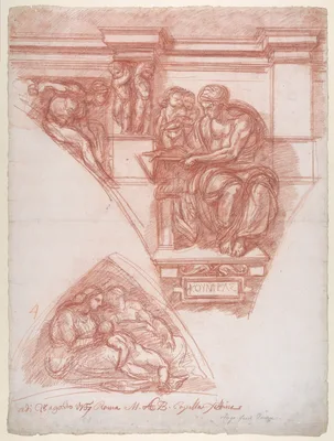 The Cumaean Sibyl (after Michelangelo) — Michelangelo Buonarroti · Jean Robert Ango