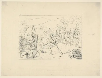 Formation of Guerrilla Bands (from Confederate War Etchings) — Adalbert J. Volck
