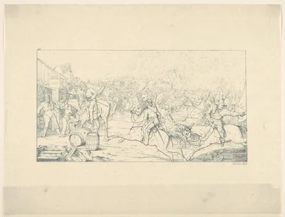 General Stuart's Raid to the White House (from Confederate War Etchings) — Adalbert J. Volck
