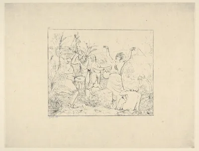 Free Negroes in Hayti (from Confederate War Etchings) — Adalbert J. Volck