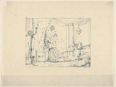 Cave Life in Vicksburg during the Seige (from Confederate War Etchings) — Adalbert J. Volck