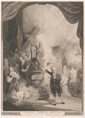 Garrick Speaking the Jubilee Ode — Caroline Watson · Robert Edge Pine · William Shakespeare · David Garrick · John Boydell
